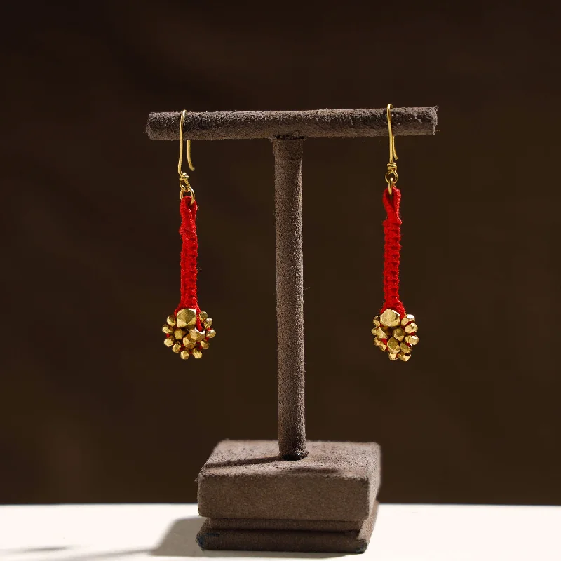 Tribal Odisha Dokra Threadwork Earrings