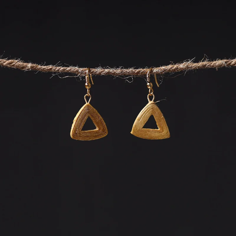 Handcrafted Bamboo Earrings by Daya Patki