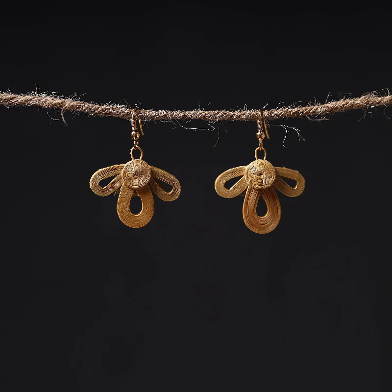 Handcrafted Bamboo Earrings by Daya Patki