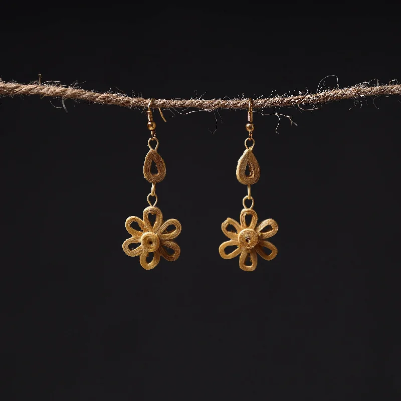 Handcrafted Bamboo Earrings by Daya Patki