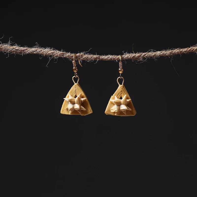 Handcrafted Bamboo Earrings by Daya Patki