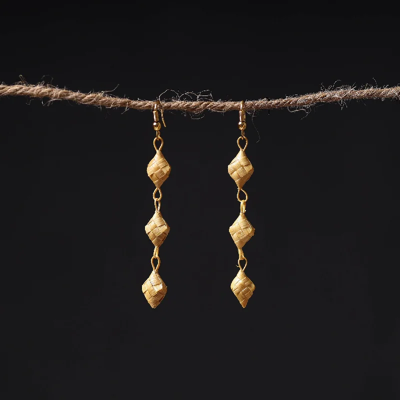 Handcrafted Bamboo Earrings by Daya Patki