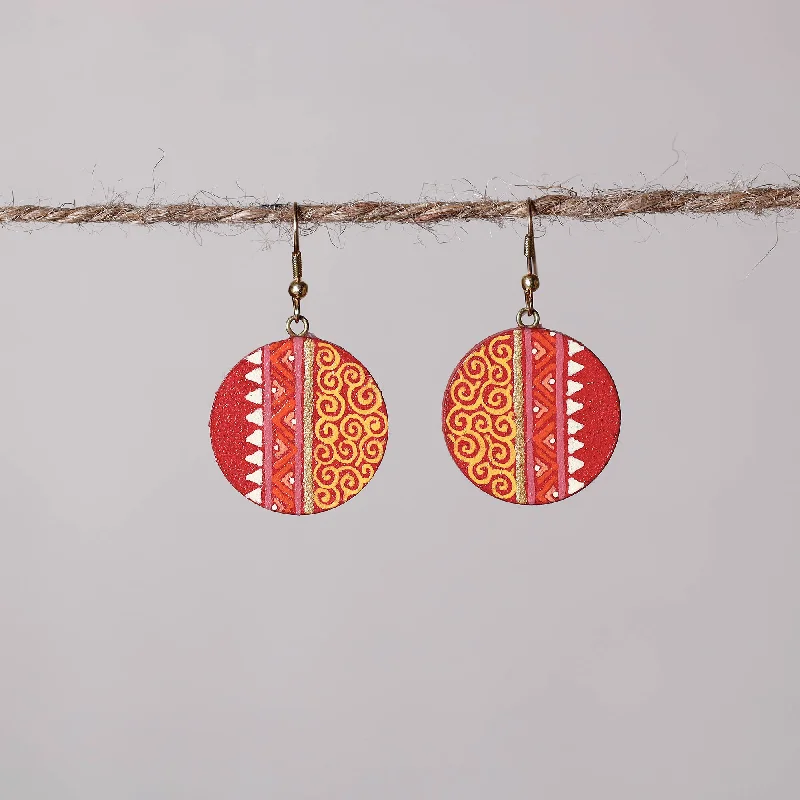 Exclusive Savings On Timeless Jewelry Pieces Miniature Handpainted Wooden Earrings