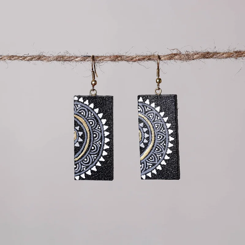 Shop Modern Jewelry Collections With Exclusive Discounts Miniature Handpainted Wooden Earrings
