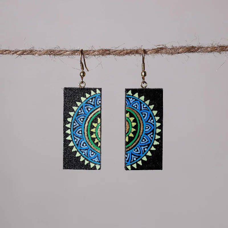 Your Perfect Accessory Now At The Best Price Miniature Handpainted Wooden Earrings