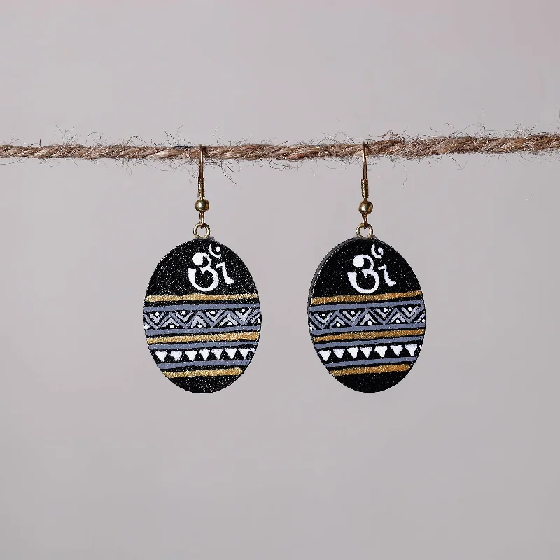 Flash Sale On Exquisite Jewelry – Don't Miss Out Miniature Handpainted Wooden Earrings`