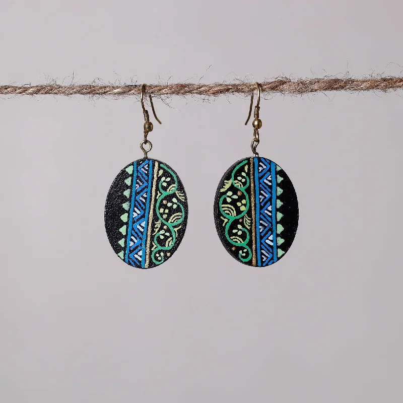 Buy More, Save More On Stunning Jewelry Pieces Miniature Handpainted Wooden Earrings