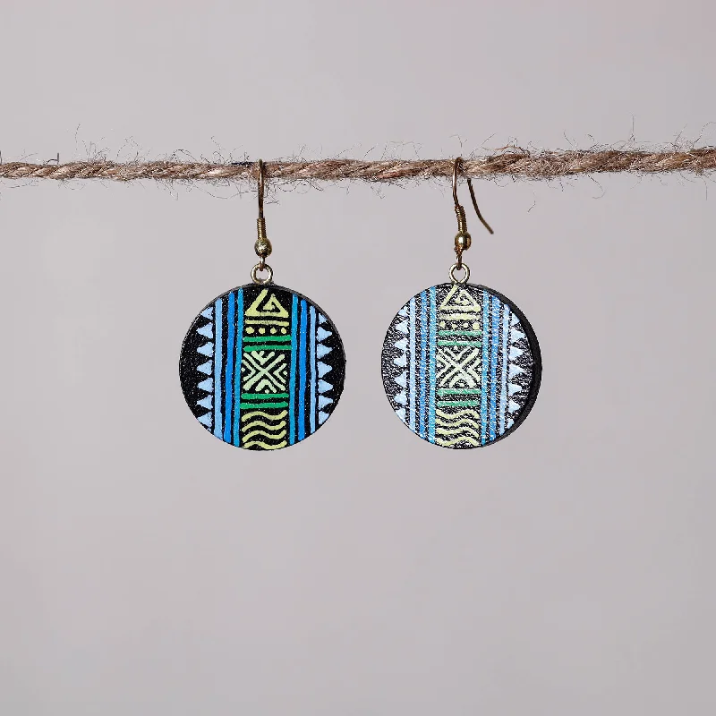 Versatile Layering Jewelry For Effortless Chic Miniature Handpainted Wooden Earrings