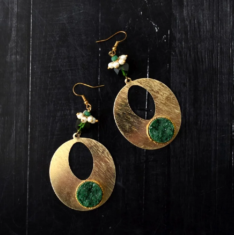 Ethnic Series: Druzy Stone Earrings by Bindurekha