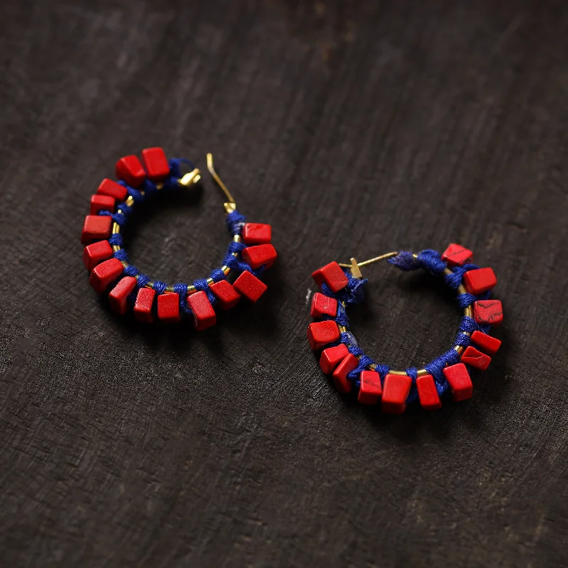 Roshni Handmade Thread & Stone Work Earrings 14