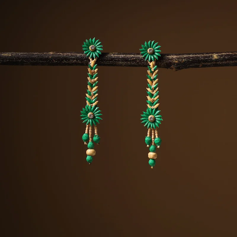 Discounted Luxury Jewelry – Shine Without The Splurge Handcrafted Rice Paddy Earrings by Putul Das Mitra