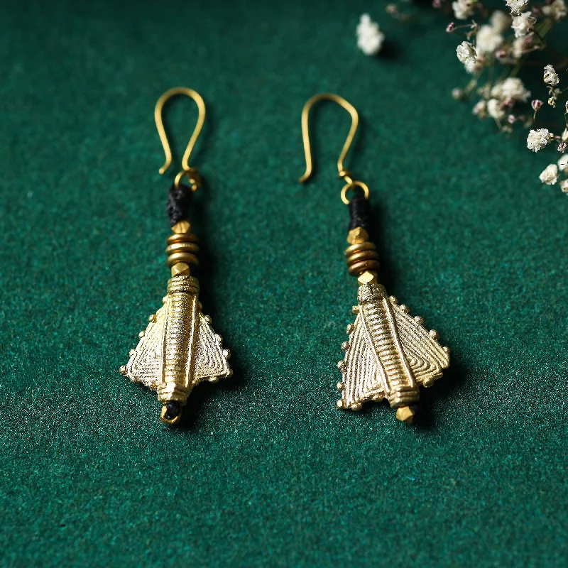 Tribal Odisha Dokra Threadwork Earrings