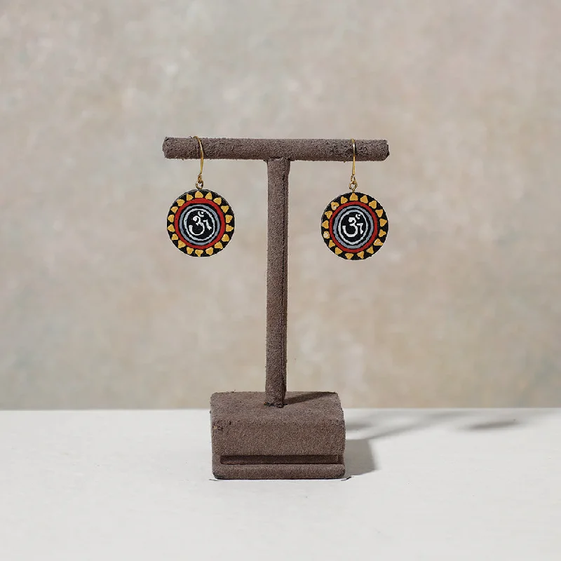 Miniature Handpainted Wooden Earrings