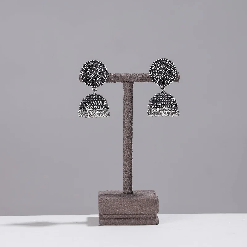 Best Jewelry Sale – Shop Exclusive Designs Now Antique Finish Oxidised German Silver Jhumki Earrings