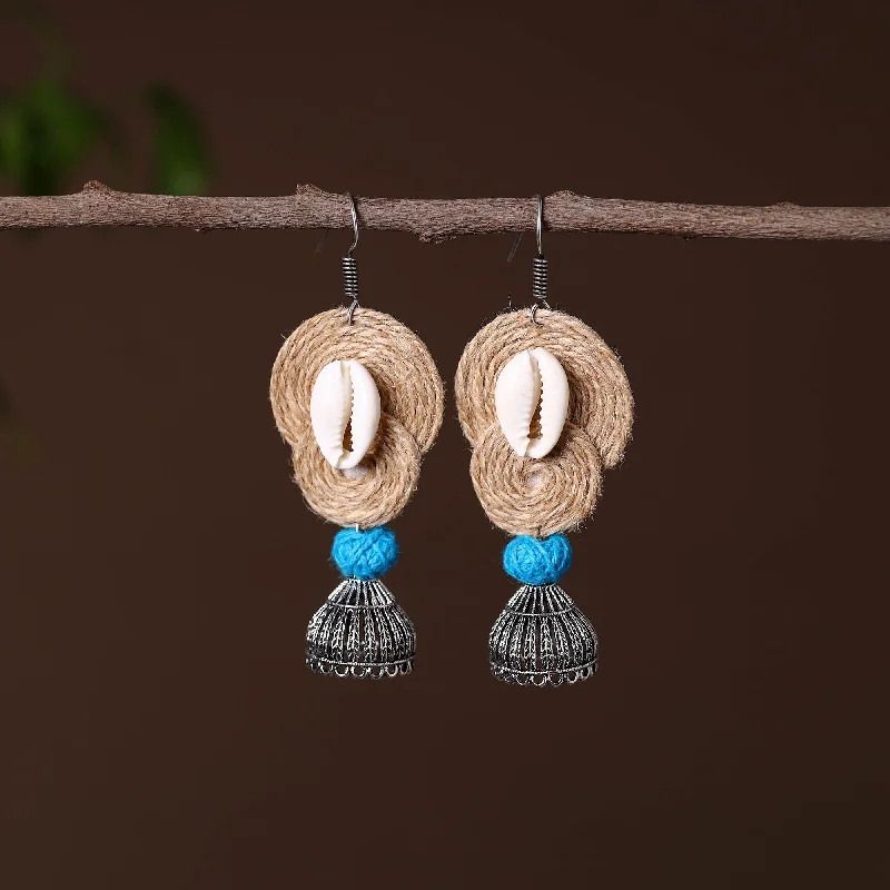 Elevate Your Outfit With Discounted Statement Jewelry Ayat German Silver Jute Jhumki Earrings Elevate Your Outfit With Discounted Statement Jewelry Ayat German Silver Jute Jhumki Earrings