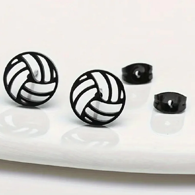 Celebrate With Sparkle – Jewelry Sale Now Live Black Volleyball Earrings