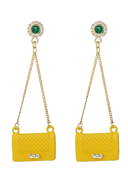 Elegant Designs, Unbeatable Discounts – Shop Jewelry Now Ella Purse Earrings - Yellow