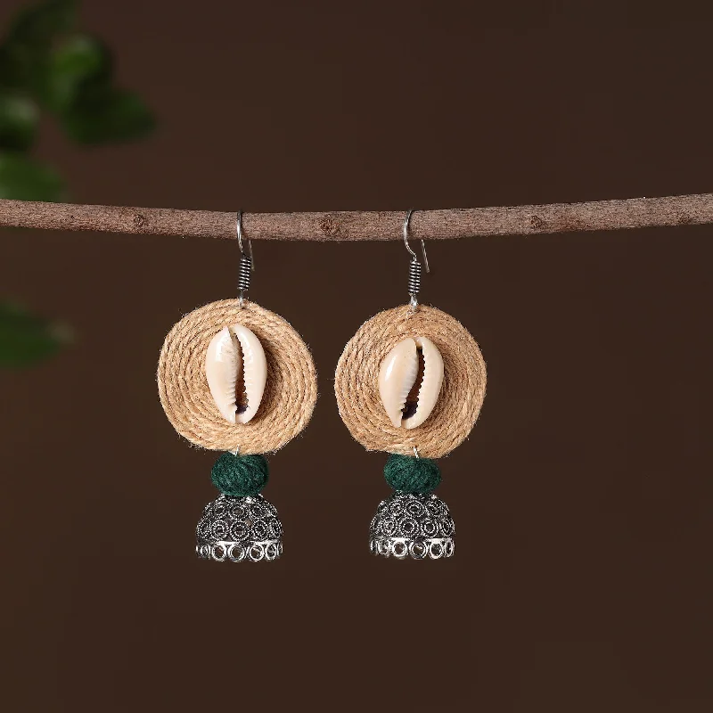 Elegant Rose Gold Jewelry For A Stylish Touch Fiza German Silver Jute Jhumki Earrings