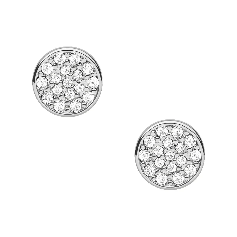 Limited-Time Offer On Elegant Jewelry Pieces Fossil Earring Women's Silver Brass Stud Earring