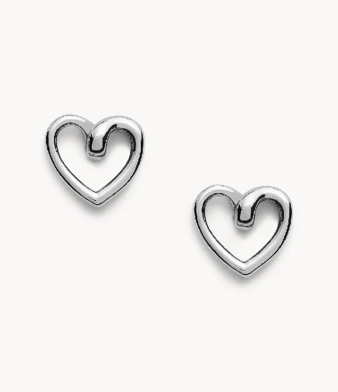 Exclusive Jewelry Sale Event – Shop Now Fossil Women's Silver-Tone Stud Earring