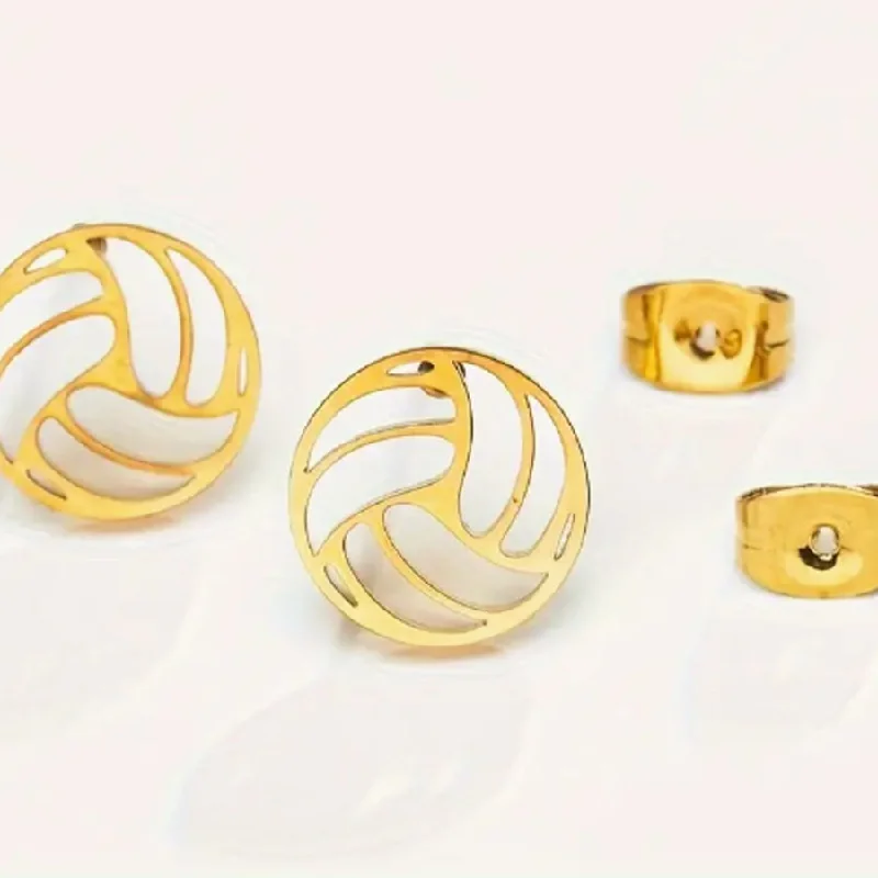 Jewelry Sale Alert – Shop Timeless Elegance Today Gold Volleyball Earrings