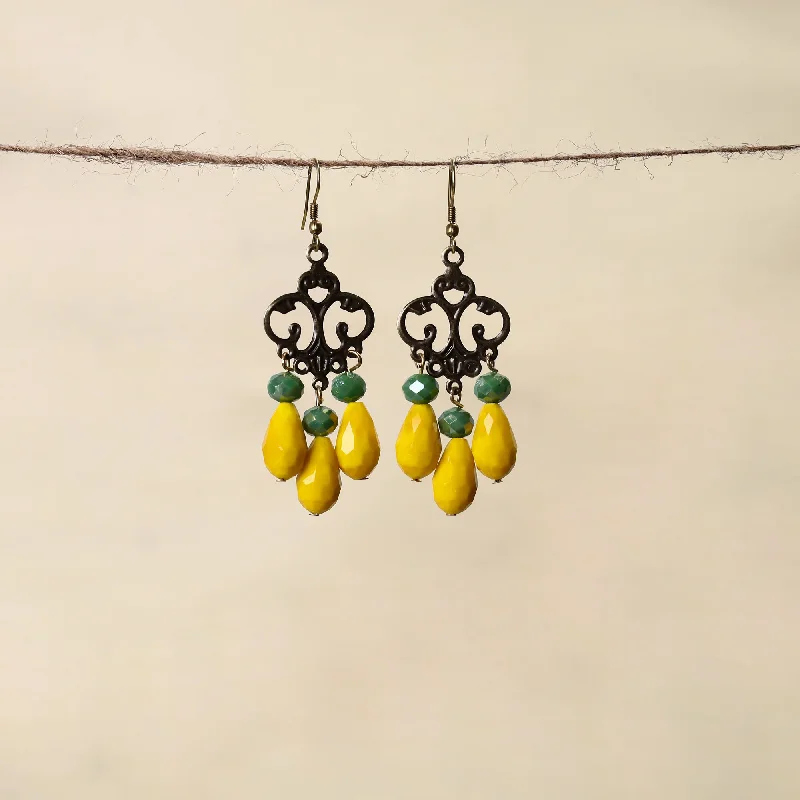 Fashion-Forward Geometric Jewelry For Contemporary Style Handmade Beaded Earrings 174
