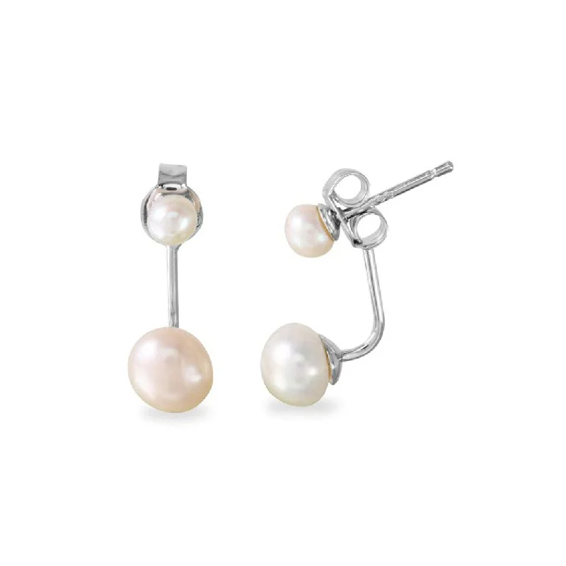 Elegant Jewelry, Exclusive Prices – Shop Now Adornia Freshwater Pearl Earring Jacket silver