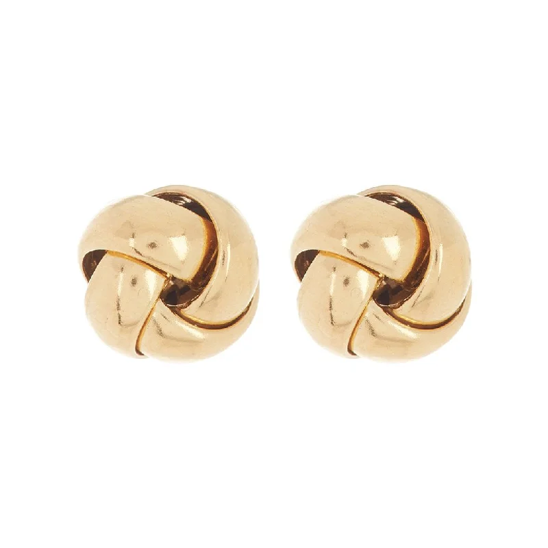 Get The Best Deals On Timeless Jewelry Pieces Adornia Knot Stud Earrings gold