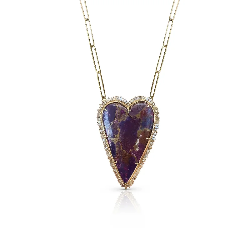 Bohemian-Inspired Jewelry For Free-Spirited Fashion 14k Elongated Heart Charm Necklace Bohemian-Inspired Jewelry For Free-Spirited Fashion 14k Elongated Heart Charm Necklace