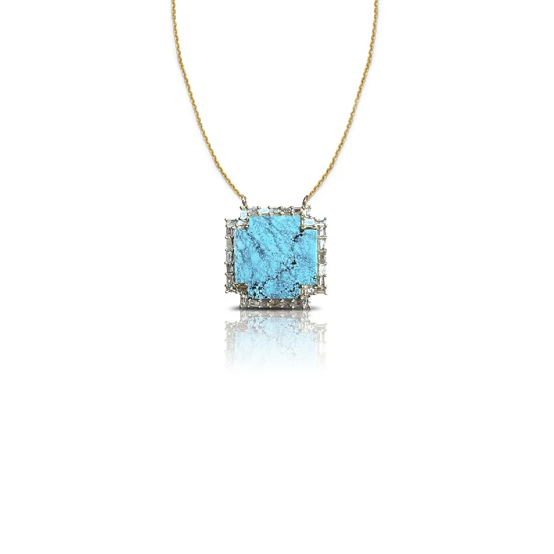 Elegant Necklaces And Bracelets At Limited-Time Offers 14k Turquoise Cross Baguette Necklace Elegant Necklaces And Bracelets At Limited-Time Offers 14k Turquoise Cross Baguette Necklace