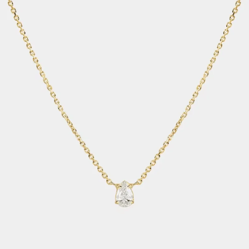 Dazzle In Elegance With Our Biggest Jewelry Sale 18K Gold Plated Sterling Silver Dainty Cable Chain Necklace with AAAAA Pear Cut Cubic Zirconia Pendant Dazzle In Elegance With Our Biggest Jewelry Sale 18K Gold Plated Sterling Silver Dainty Cable Chain Necklace with AAAAA Pear Cut Cubic Zirconia Pendant