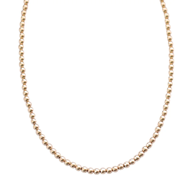 Jewelry Clearance – Final Chance To Save Big 3MM 14K Gold-Filled Ball Beaded Choker/Necklace Jewelry Clearance – Final Chance To Save Big 3MM 14K Gold-Filled Ball Beaded Choker/Necklace