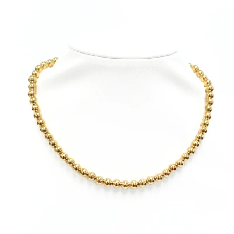 Trending Jewelry Now At Unbeatable Prices 6MM 14K Gold-Filled Ball Beaded Choker/Necklace Trending Jewelry Now At Unbeatable Prices 6MM 14K Gold-Filled Ball Beaded Choker/Necklace