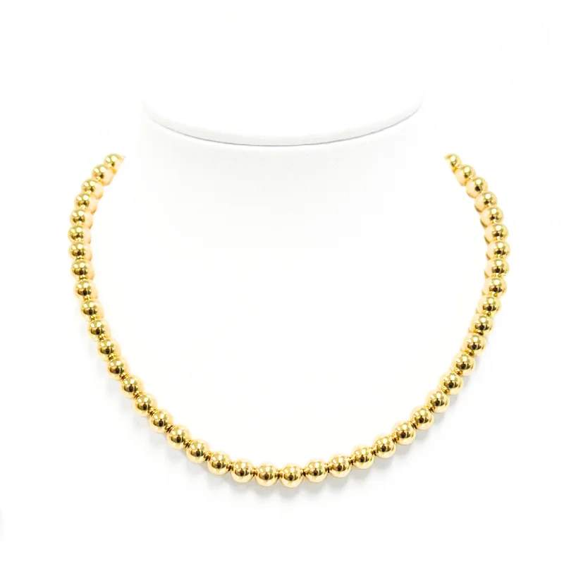 Best Jewelry Deals – Premium Quality At Exclusive Discounts 7MM 14K Gold-Filled Ball Beaded Choker/Necklace Best Jewelry Deals – Premium Quality At Exclusive Discounts 7MM 14K Gold-Filled Ball Beaded Choker/Necklace