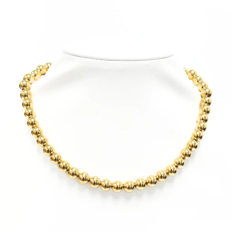 Huge Savings On Premium Jewelry Styles 8MM 14K Gold-Filled Ball Beaded Choker/Necklace Huge Savings On Premium Jewelry Styles 8MM 14K Gold-Filled Ball Beaded Choker/Necklace