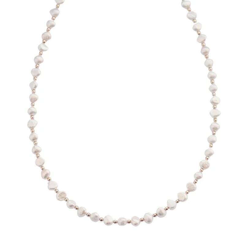 Get Ready To Sparkle – Special Jewelry Discounts "AMELIA" 14KG Filled w/ FWP ball beaded Choker/Necklace Get Ready To Sparkle – Special Jewelry Discounts "AMELIA" 14KG Filled w/ FWP ball beaded Choker/Necklace