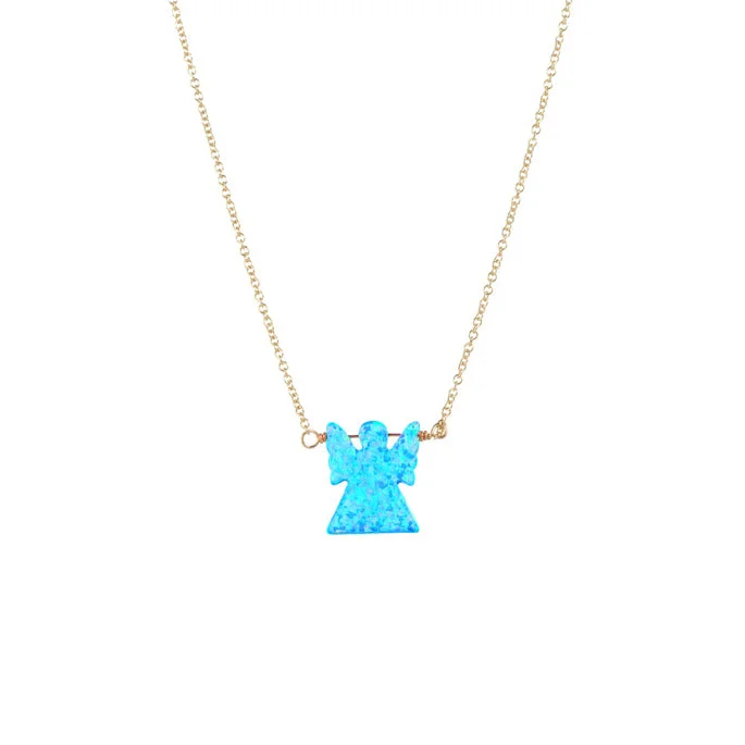 Jewelry Clearance – Final Chance To Save Big bara boheme | "ANGEL" Opal Necklace
