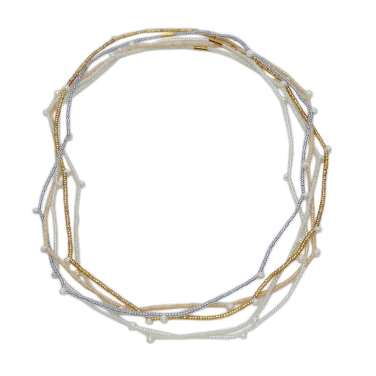 Special Jewelry Deals – Upgrade Your Collection Cali Chokers - Set 6 - Pearl