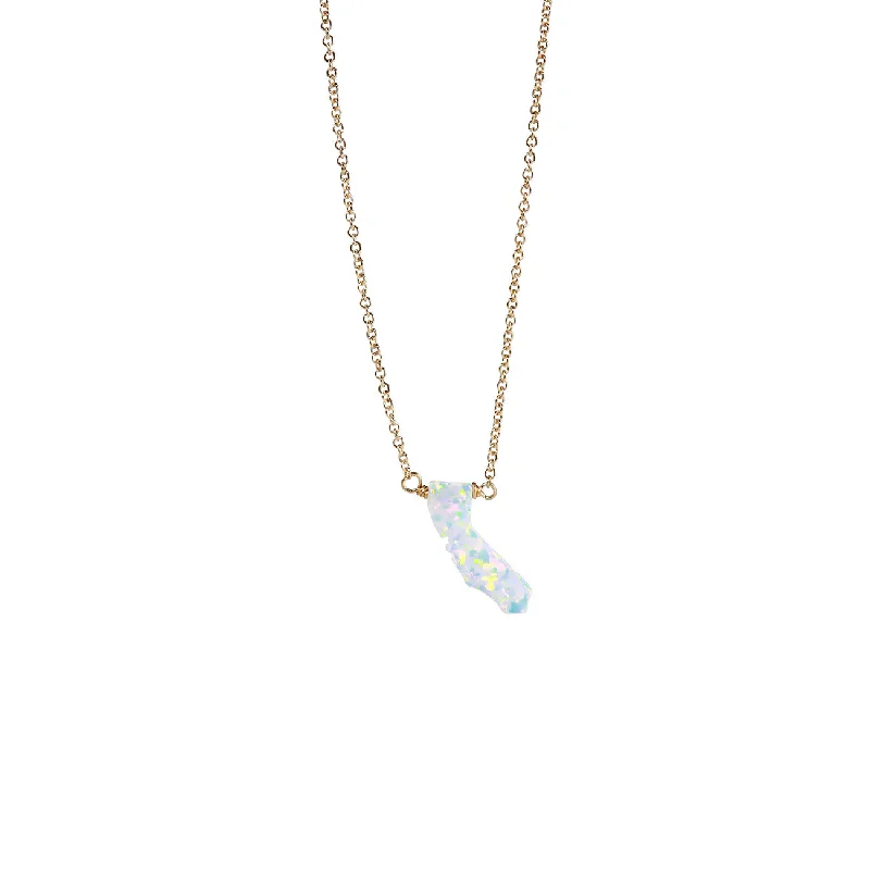 Make Your Outfit Shine With Discounted Jewelry bara boheme | "CALIFORNIA" Opal Necklace Make Your Outfit Shine With Discounted Jewelry bara boheme | "CALIFORNIA" Opal Necklace