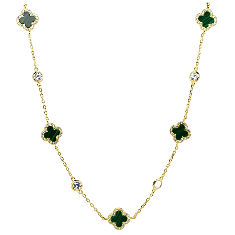 High-End Jewelry, Now More Affordable Than Ever CLOVER BY THE YARD CZ Necklace