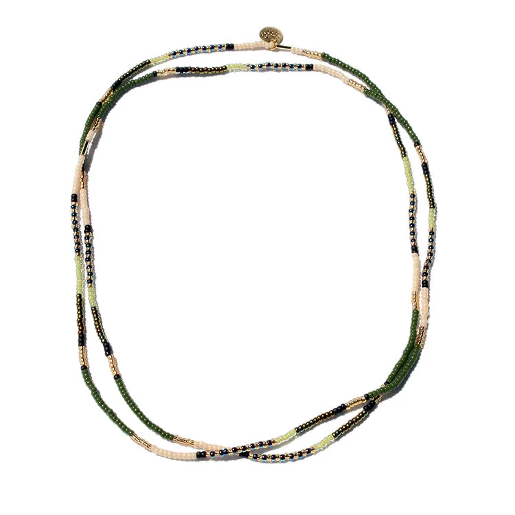 Chic And Stylish Jewelry At Discounted Prices Coco Chokers set of 2 / Olive