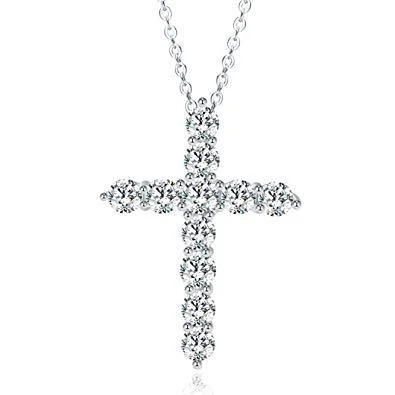 Once-A-Year Jewelry Sale – Grab Your Favorites Now White Gold Cubic Zirconia Cross Necklaces for Women Once-A-Year Jewelry Sale – Grab Your Favorites Now White Gold Cubic Zirconia Cross Necklaces for Women