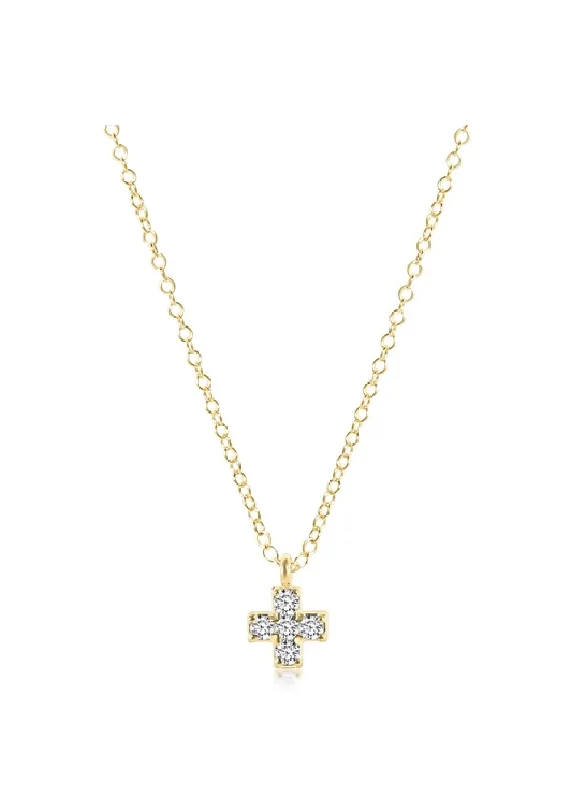 Unique Jewelry Designs Now At Discounted Rates DIAMOND SIGNATURE CROSS NECKLACE