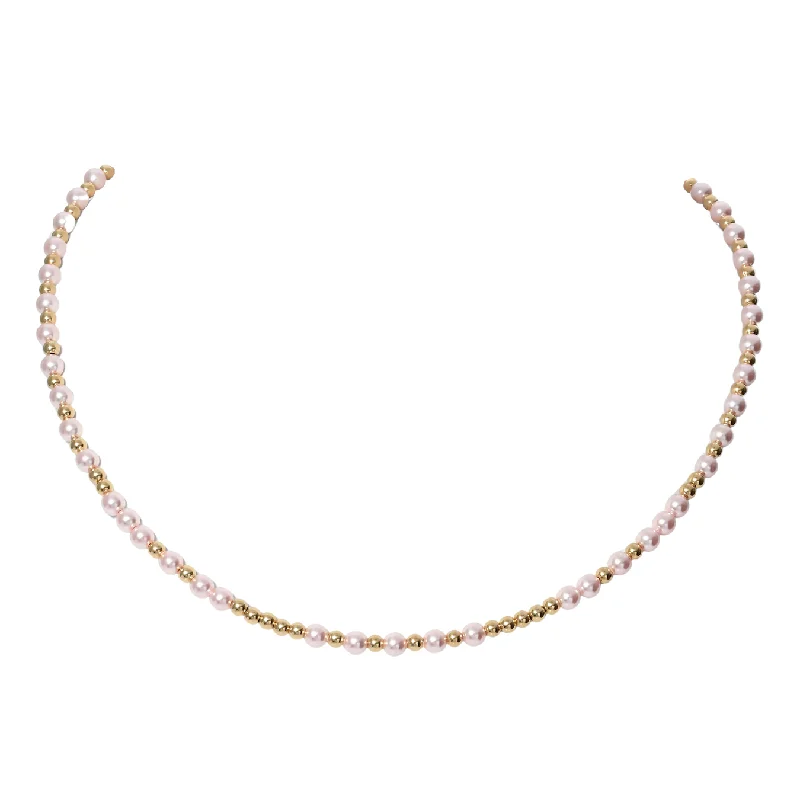 Shop Jewelry That Shines Without The High Price "EMMA" 14k gold-filled & pearl beaded Choker/Necklace Shop Jewelry That Shines Without The High Price "EMMA" 14k gold-filled & pearl beaded Choker/Necklace