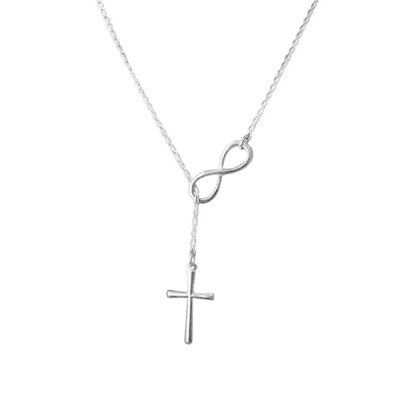 Affordable Glamour – Must-Have Jewelry At Special Rates Silver Infinity Cross Necklace Affordable Glamour – Must-Have Jewelry At Special Rates Silver Infinity Cross Necklace