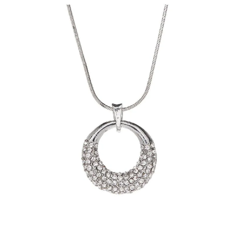 Premium Diamond Jewelry For Unforgettable Moments Karen "Pure" Necklace 18K White Gold Plated Premium Diamond Jewelry For Unforgettable Moments Karen "Pure" Necklace 18K White Gold Plated