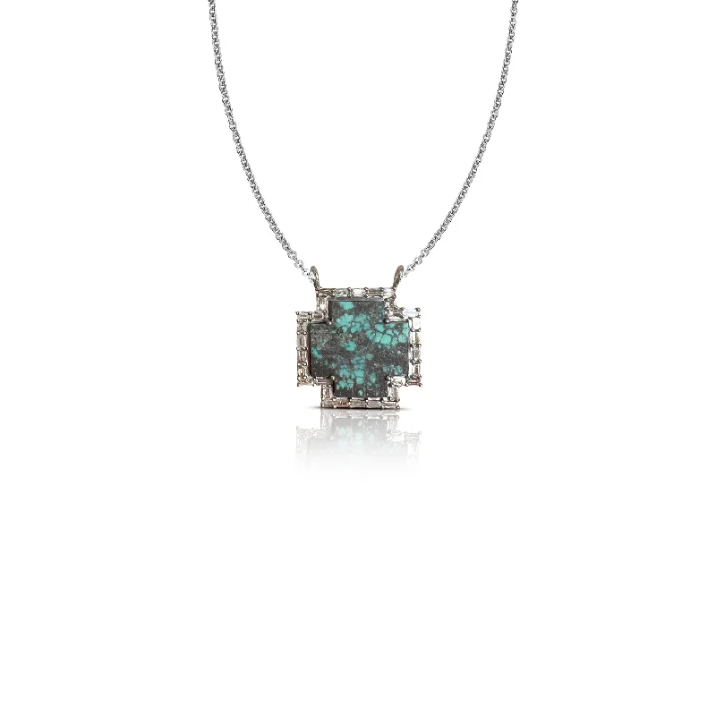Discover Unique Jewelry With Special Limited-Time Offers Kingman Turquoise Baguette Cross Necklace Discover Unique Jewelry With Special Limited-Time Offers Kingman Turquoise Baguette Cross Necklace