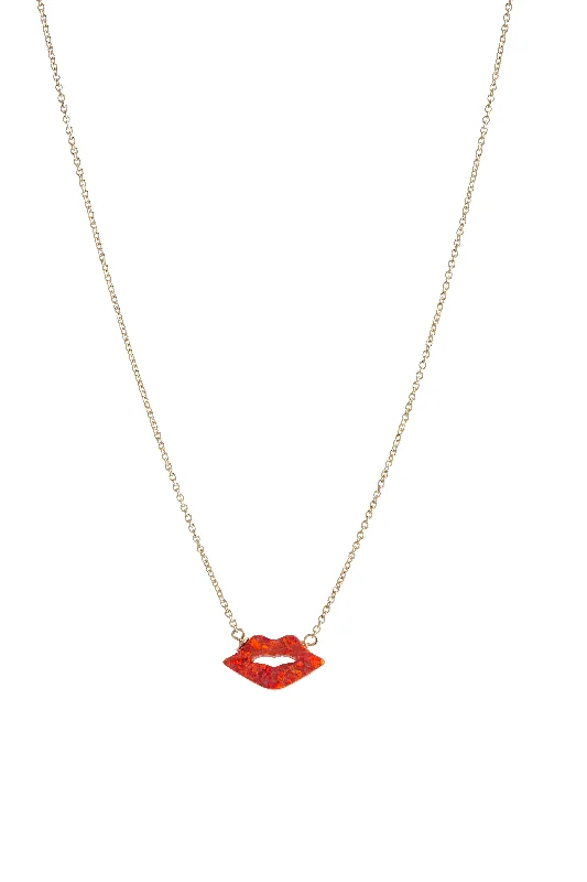 Get Ready To Sparkle – Special Jewelry Discounts bara boheme | "LIP KISS" Opal Necklace Get Ready To Sparkle – Special Jewelry Discounts bara boheme | "LIP KISS" Opal Necklace