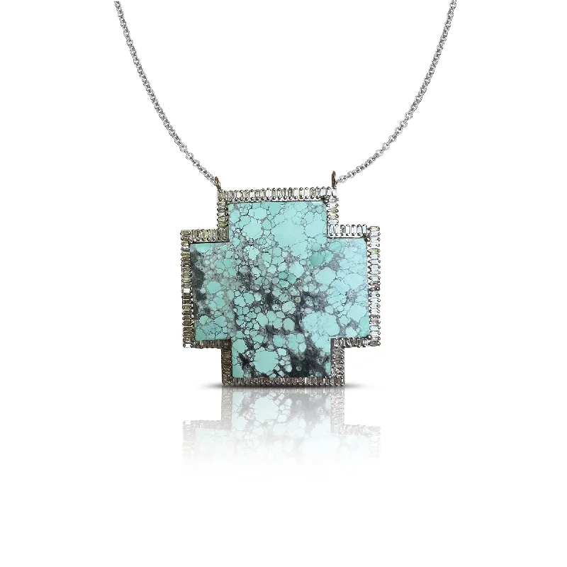 Dainty And Elegant Jewelry Now At Reduced Prices Large Silver Turquoise Cross Baguette Necklace Dainty And Elegant Jewelry Now At Reduced Prices Large Silver Turquoise Cross Baguette Necklace