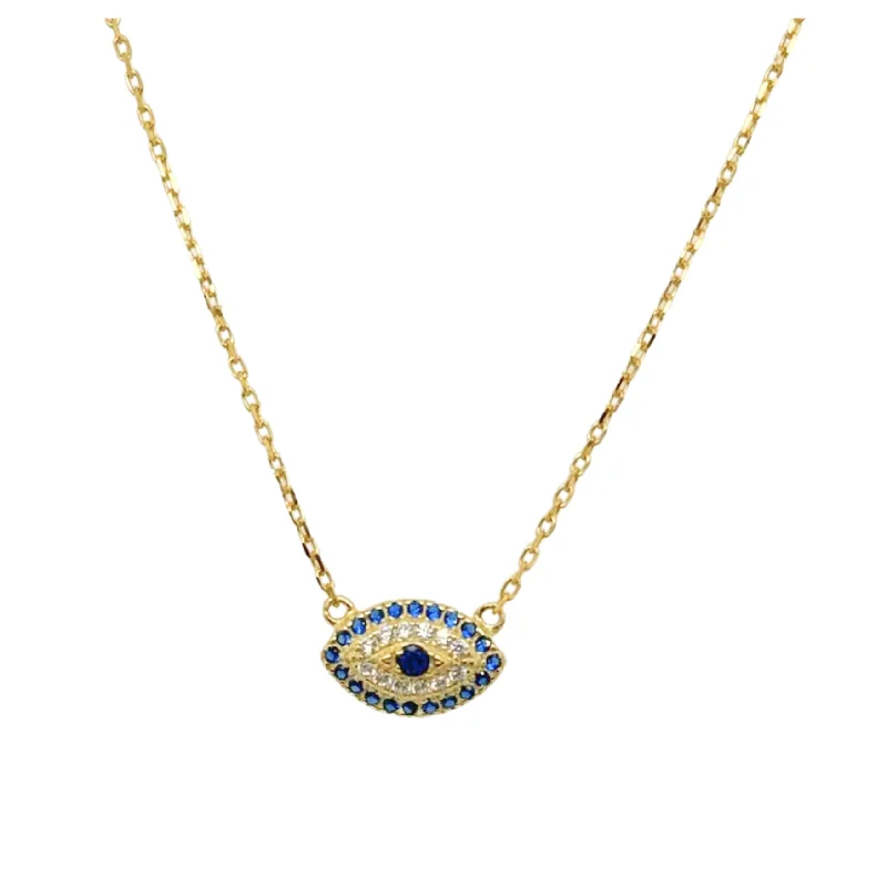 Shop Stylish Jewelry Now And Save Big "LOKI" Evil Eye Sapphire Necklace